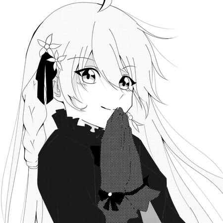 BnW Manga Style, Half Body